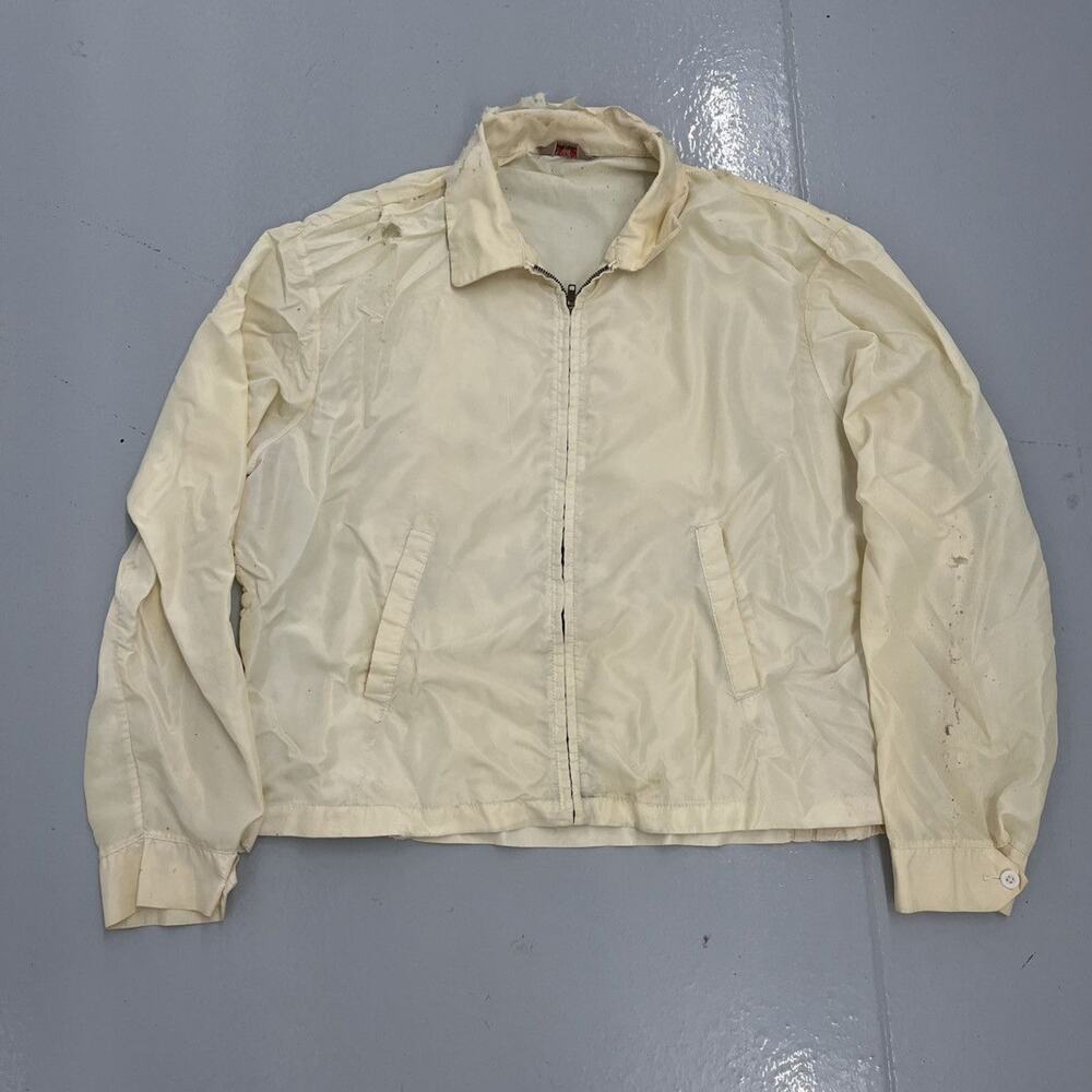 Vintage 60s Sir Jac Yellow Spring Distressed Boxy Jacket